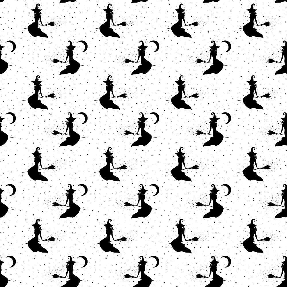 Elegant Halloween Pattern 15 Quilting Cotton Fabric