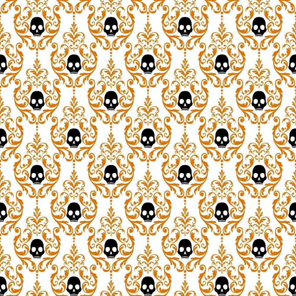 Elegant Halloween Pattern 17 Quilting Cotton Fabric