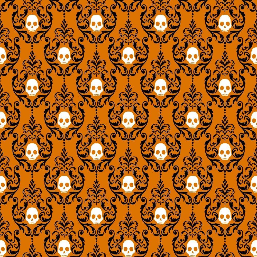 Elegant Halloween Pattern 18 Quilting Cotton Fabric