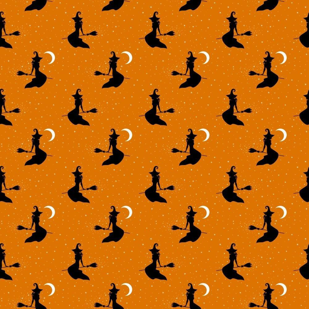 Elegant Halloween Pattern 14 Quilting Cotton Fabric