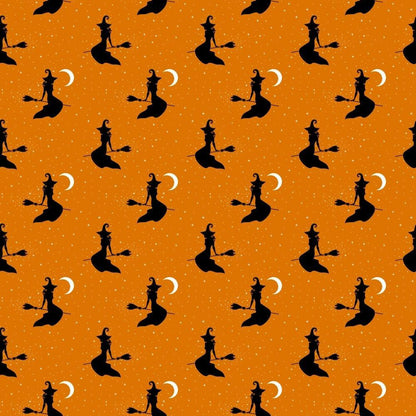 Elegant Halloween Pattern 14 Quilting Cotton Fabric