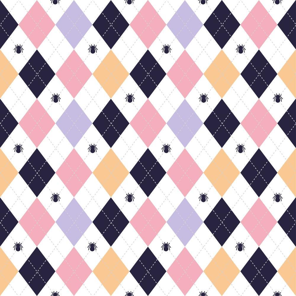 Kawaii Cute Halloween Cats Pattern 4 Quilting Cotton Fabric