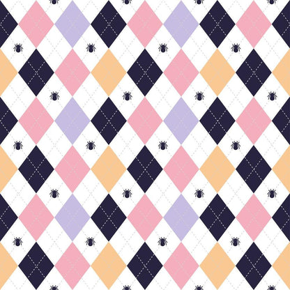 Kawaii Cute Halloween Cats Pattern 4 Quilting Cotton Fabric