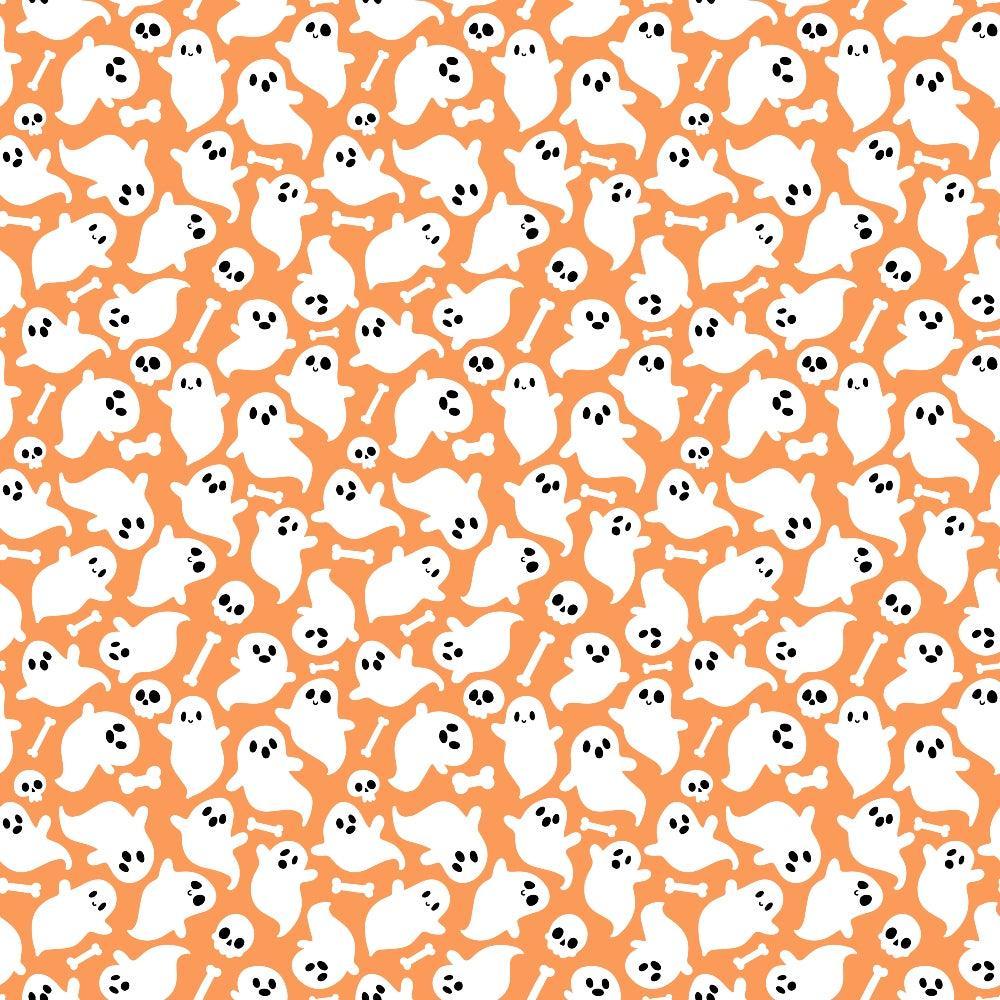 Small Pink Halloween Pattern 9 Quilting Cotton Fabric