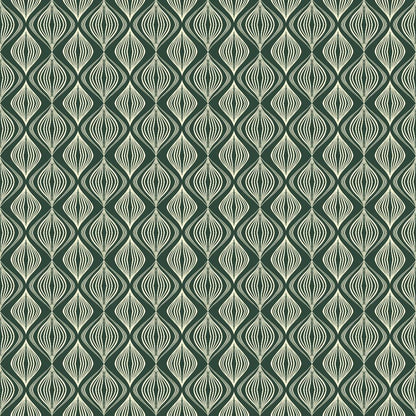Sage Green Boho Pattern 3 Quilting Cotton Fabric