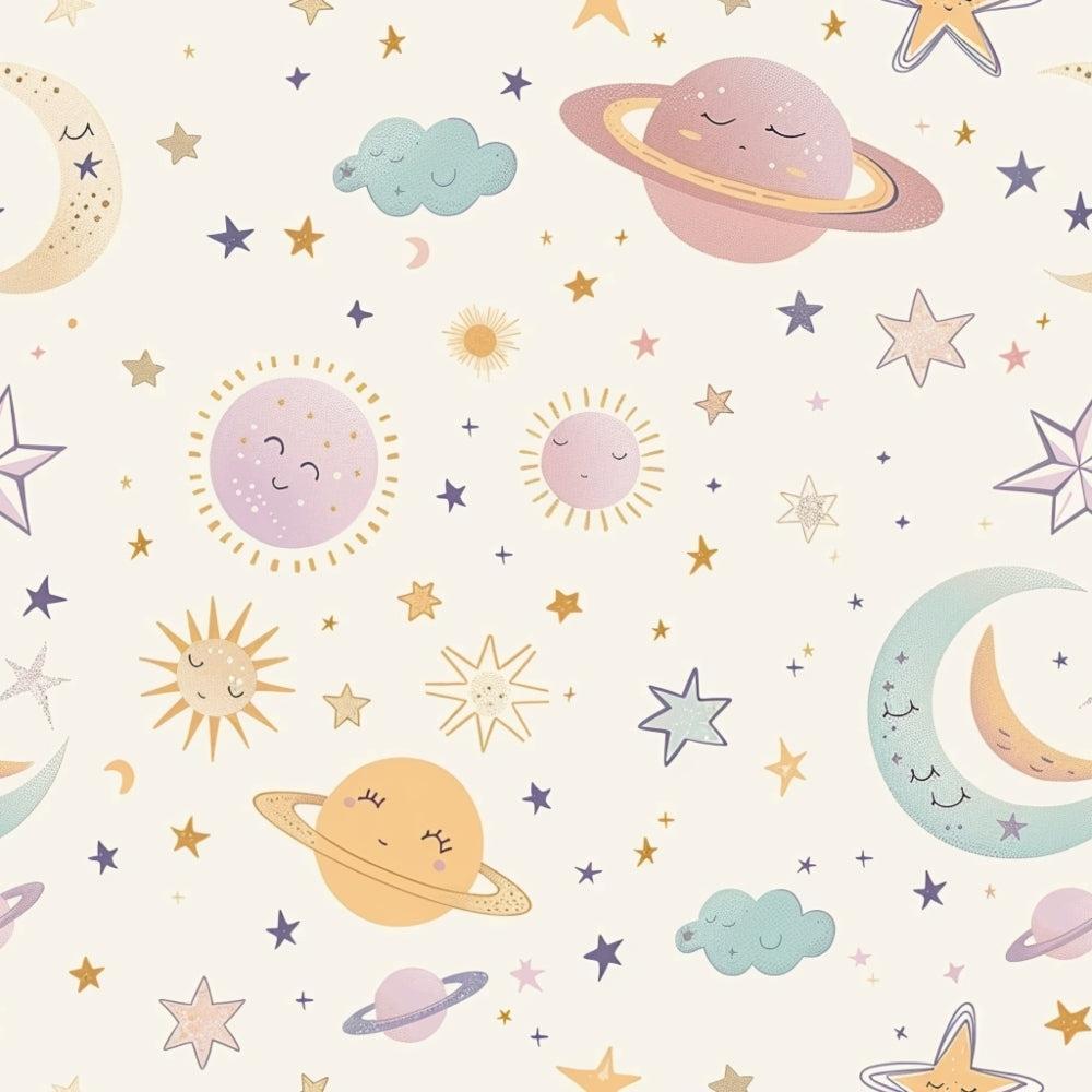 Pastel Baby Pattern 3 Quilting Cotton Fabric