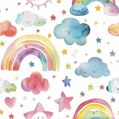 Pastel Baby Pattern 25 Quilting Cotton Fabric