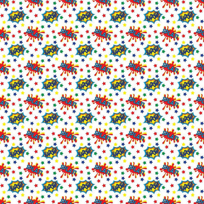 Superhero Pattern 1 Quilting Cotton Fabric