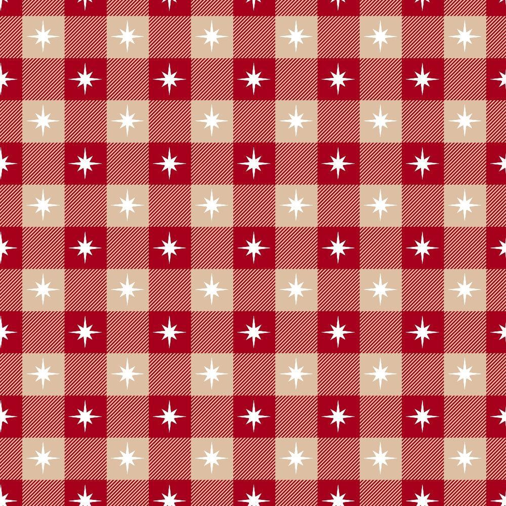 Country Christmas Pattern 18 Quilting Cotton Fabric