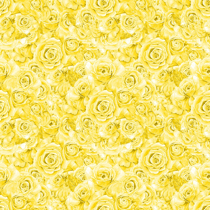 - Rose Bouquet Pattern 79 Quilting Cotton Fabric - yellow roses - floral design - quilting fabric - cotton textile - garden motif - botanical print - flower arrangement - craft fabric - sewing material - yellow petals - vintage style - delicate blooms - detailed flowers - spring theme