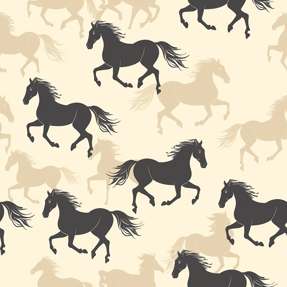 Horse Parade Pattern 1 Quilting Cotton Fabric
