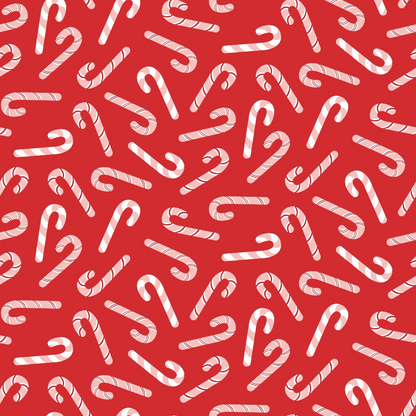 Christmas Treats Candy Pattern 2 Quilting Cotton Fabric
