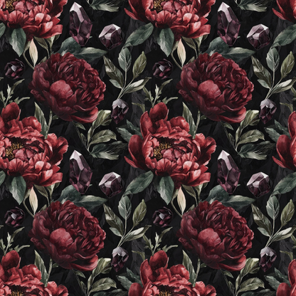 Burgundy in October Pattern 8 Quilting Cotton Fabric