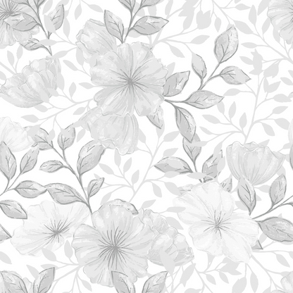Country Flowers Pattern 4 Quilting Cotton Fabric