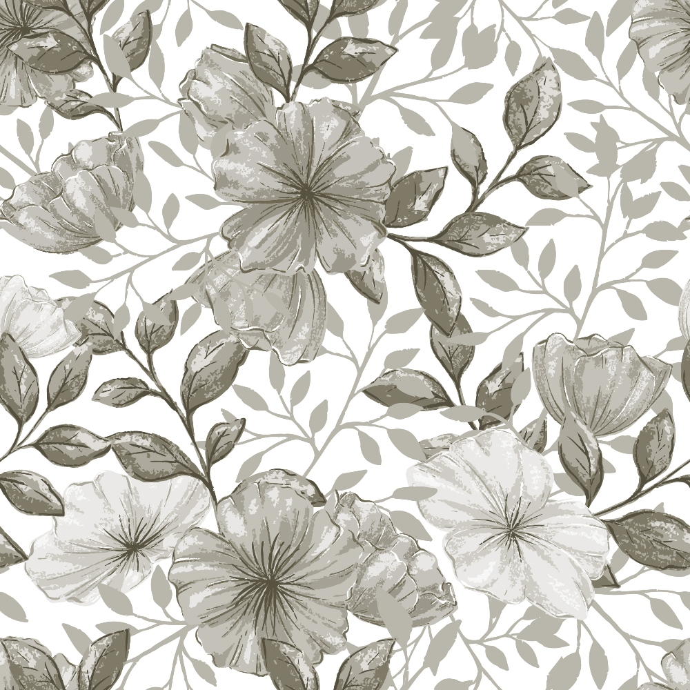 Country Flowers Pattern 5 Quilting Cotton Fabric