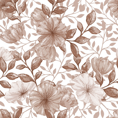 Country Flowers Pattern 7 Quilting Cotton Fabric