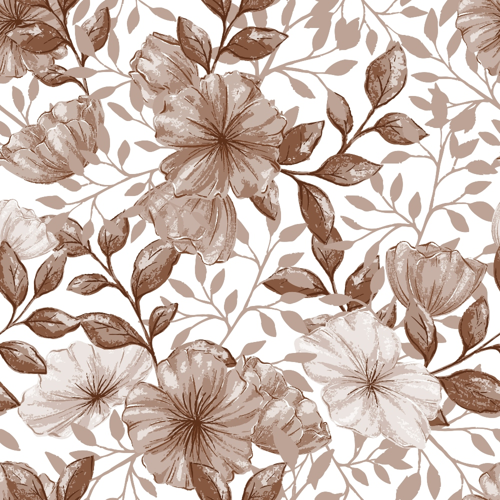 Country Flowers Pattern 8 Quilting Cotton Fabric