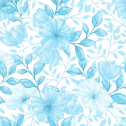Country Flowers Pattern 60 Quilting Cotton Fabric