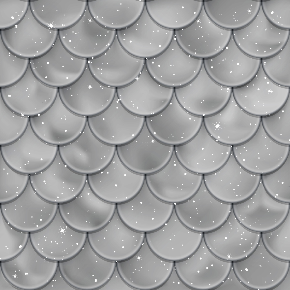 Mermaid Scales Pattern 1 Quilting Cotton Fabric