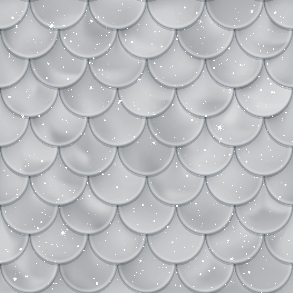 Mermaid Scales Pattern 2 Quilting Cotton Fabric