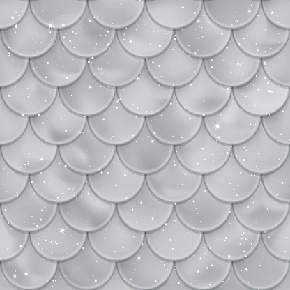 Mermaid Scales Pattern 2 Quilting Cotton Fabric