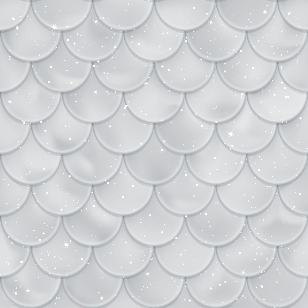 Mermaid Scales Pattern 3 Quilting Cotton Fabric