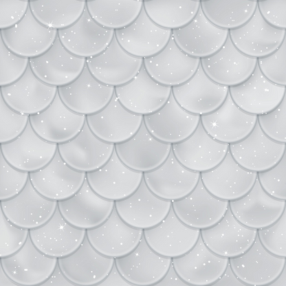 Mermaid Scales Pattern 3 Quilting Cotton Fabric
