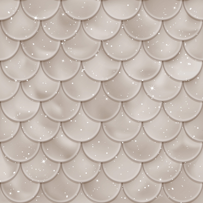 Mermaid Scales Pattern 10 Quilting Cotton Fabric