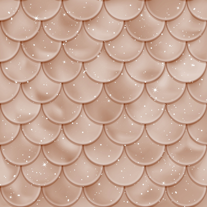Mermaid Scales Pattern 16 Quilting Cotton Fabric