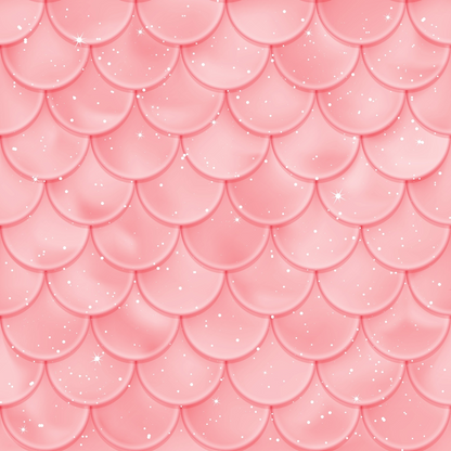 Mermaid Scales Pattern 28 Quilting Cotton Fabric
