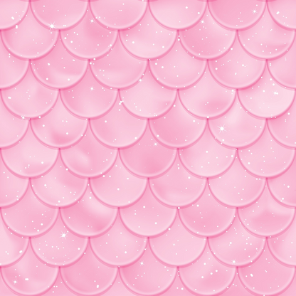 Mermaid Scales Pattern 35 Quilting Cotton Fabric