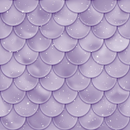 Mermaid Scales Pattern 48 Quilting Cotton Fabric