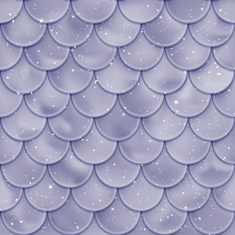 Mermaid Scales Pattern 58 Quilting Cotton Fabric