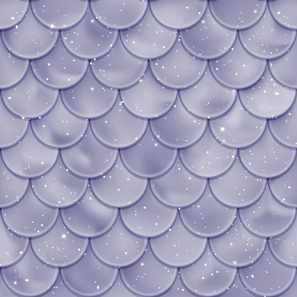 Mermaid Scales Pattern 58 Quilting Cotton Fabric