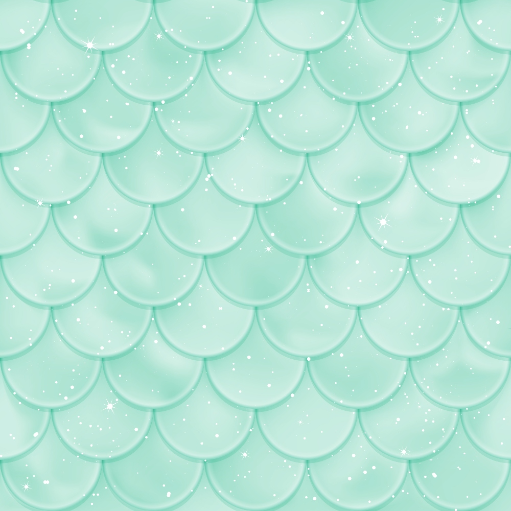 Mermaid Scales Pattern 72 Quilting Cotton Fabric