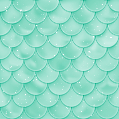 Mermaid Scales Pattern 73 Quilting Cotton Fabric