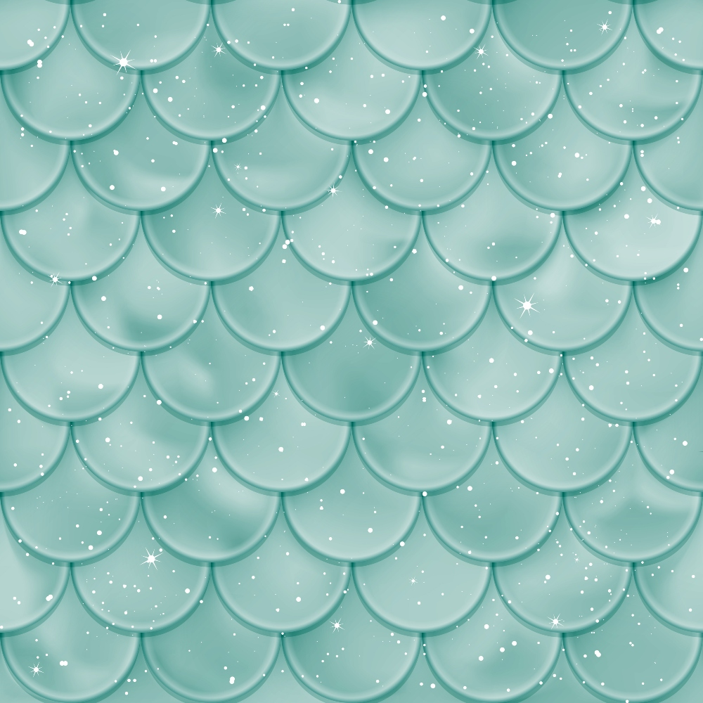 Mermaid Scales Pattern 74 Quilting Cotton Fabric