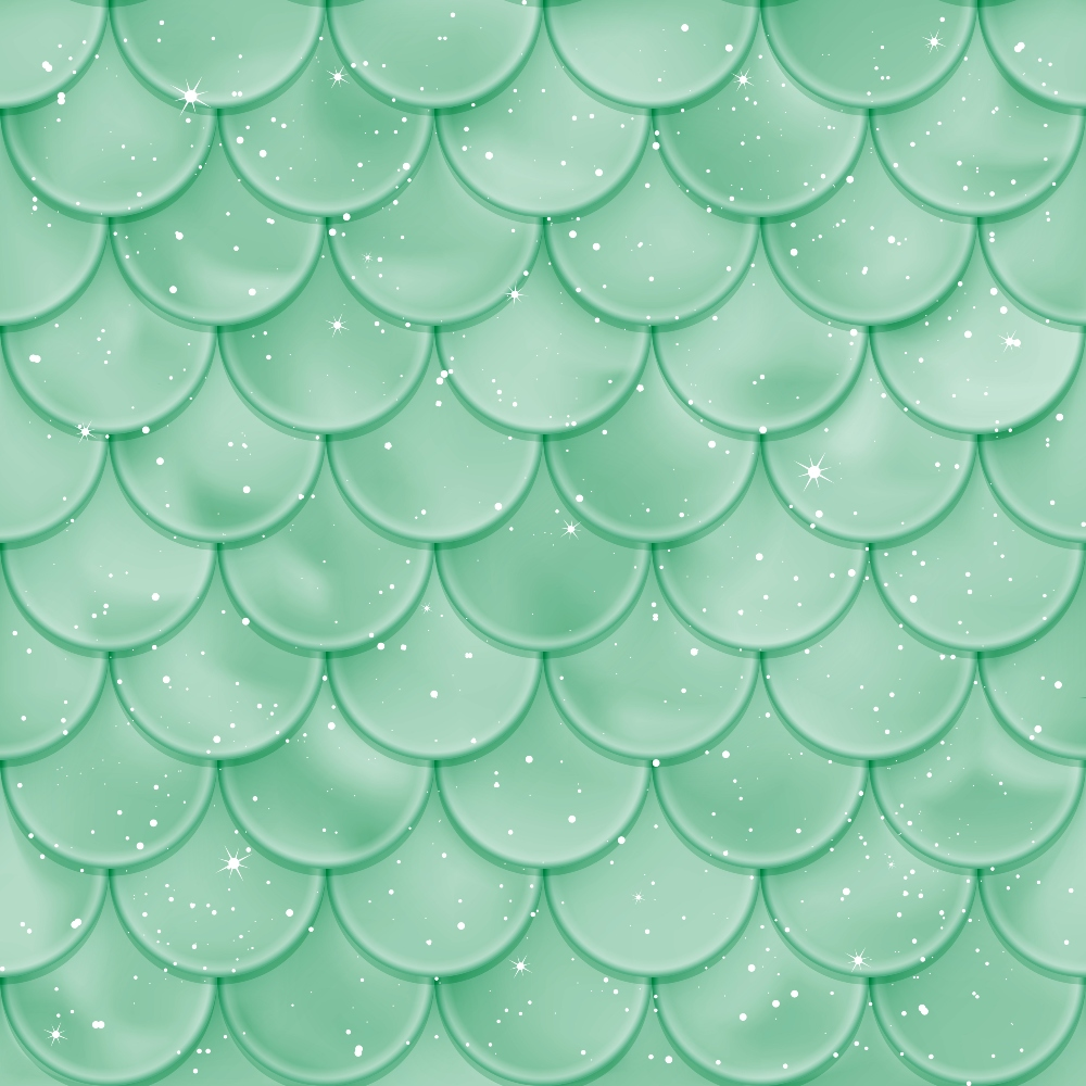 Mermaid Scales Pattern 76 Quilting Cotton Fabric