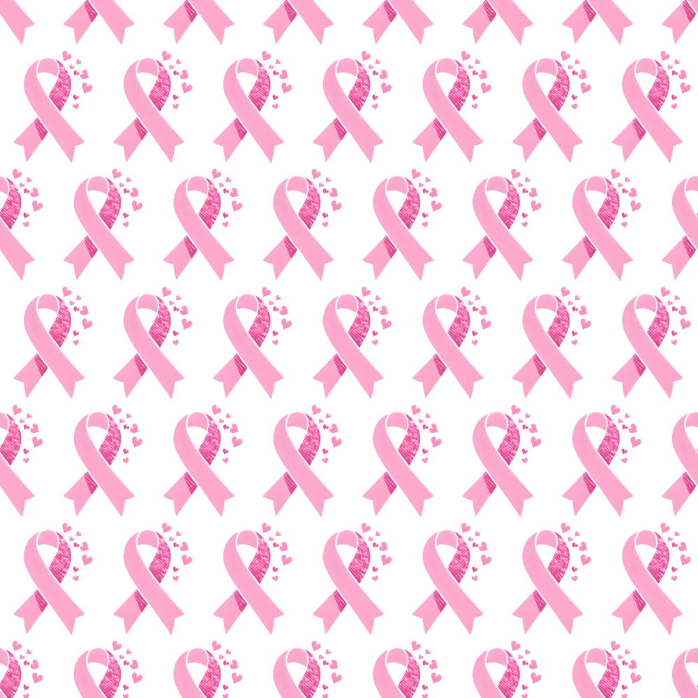 Breast Cancer Awareness Pattern 1 Quilting Cotton Fabric