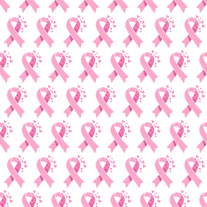 Breast Cancer Awareness Pattern 1 Quilting Cotton Fabric