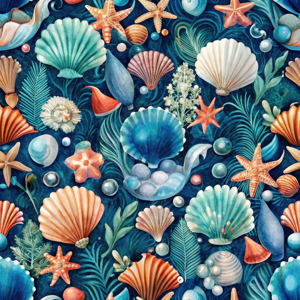 Oceanic Opulence Pattern 12 Quilting Cotton Fabric