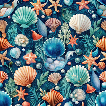 Oceanic Opulence Pattern 12 Quilting Cotton Fabric