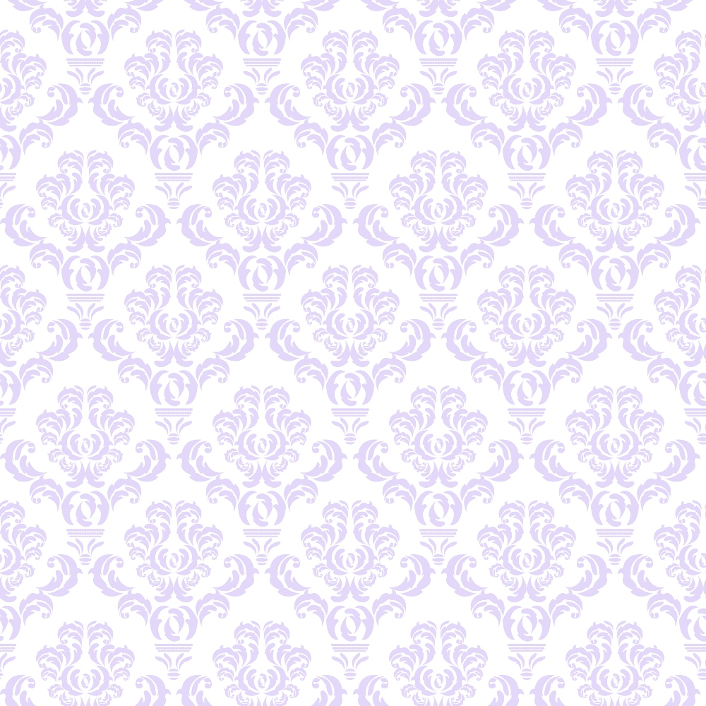 Simple Damask Purple Quilting Cotton Fabric