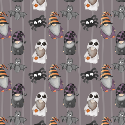 Spooky Gnomes Pattern 11 Quilting Cotton Fabric