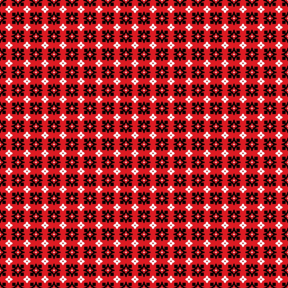 Red Bandana Pattern 10 Quilting Cotton Fabric