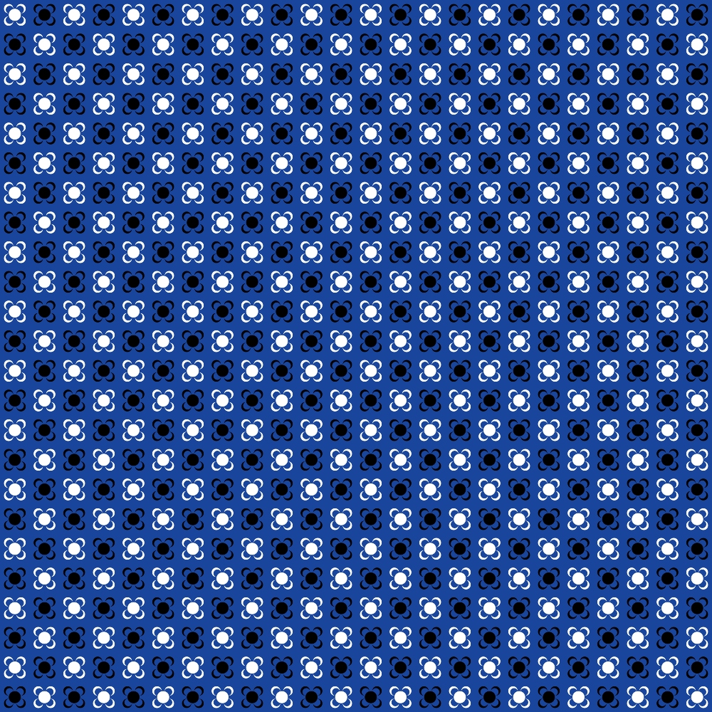 Blue Bandana Pattern 1 Quilting Cotton Fabric