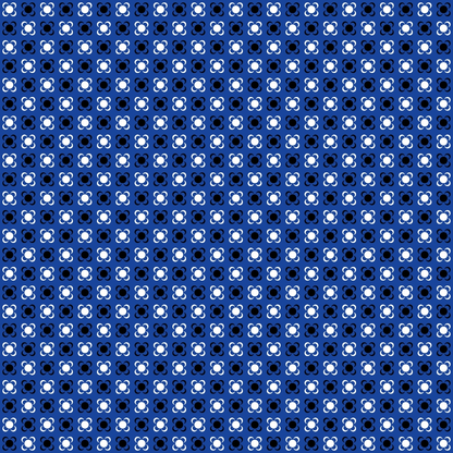 Blue Bandana Pattern 1 Quilting Cotton Fabric