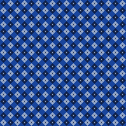 Blue Bandana Pattern 5 Quilting Cotton Fabric