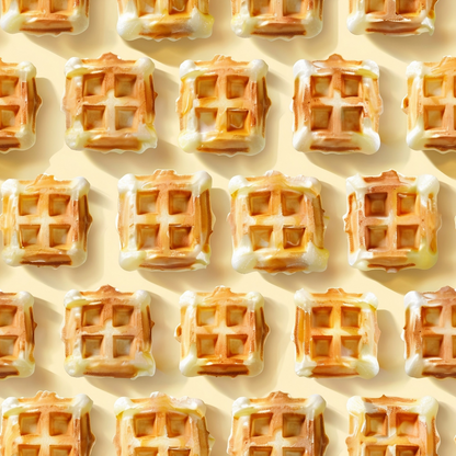 Butter Waffle Pattern 12 Quilting Cotton Fabric