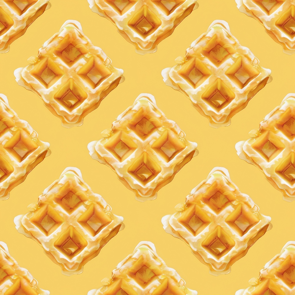 Butter Waffle Pattern 7 Quilting Cotton Fabric